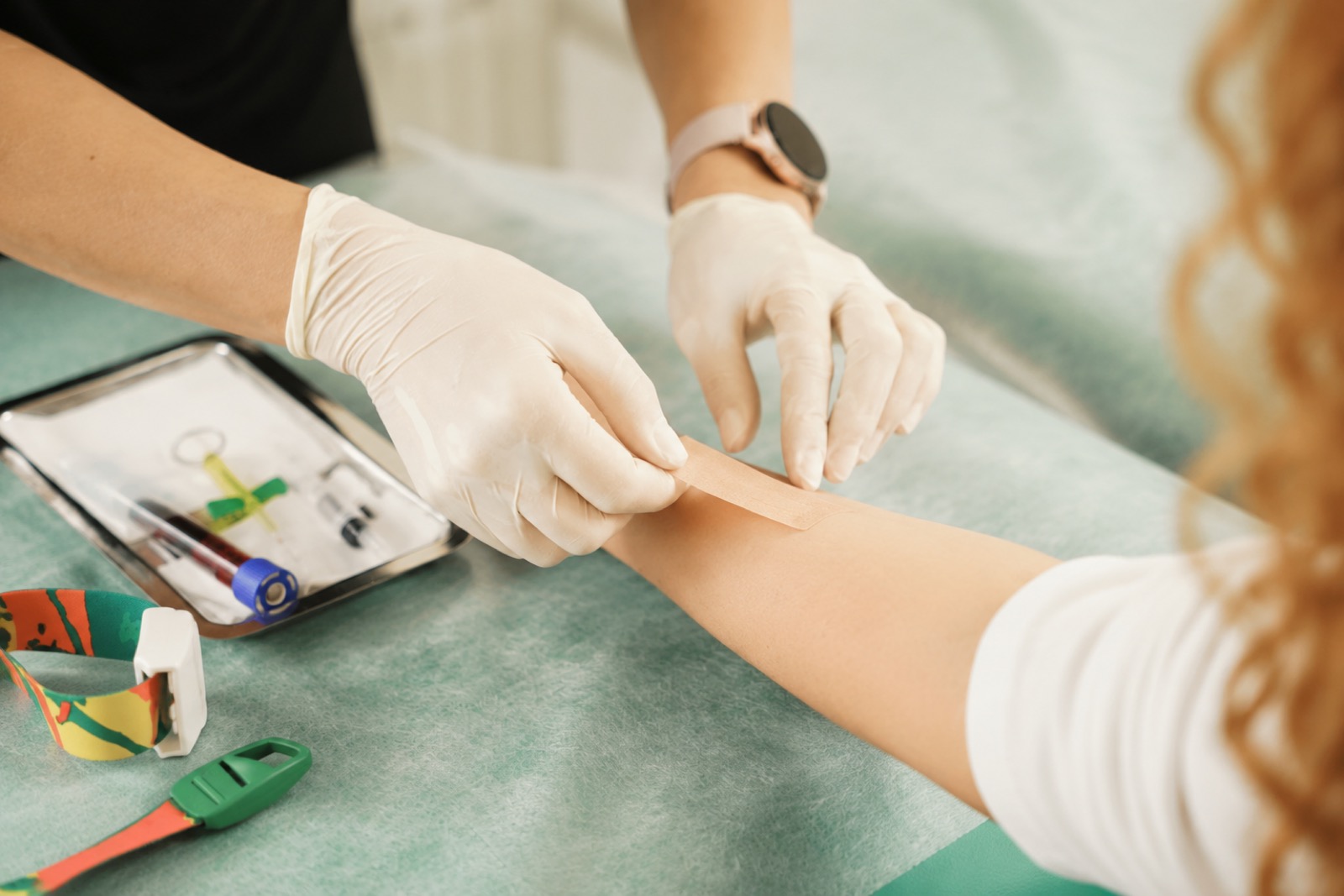 Blutentnahme in der Eterno-Klinik